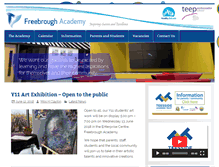 Tablet Screenshot of freebroughacademy.org